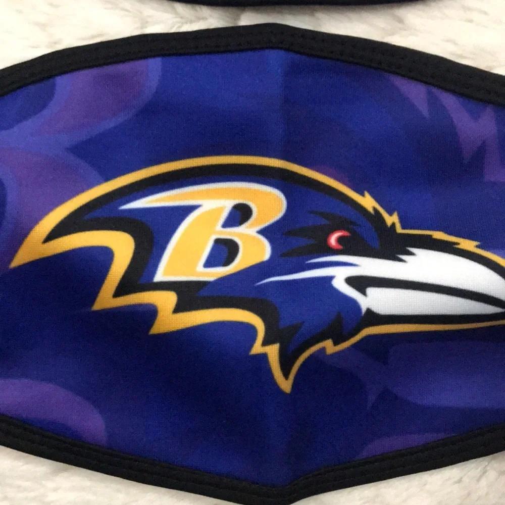 New Baltimore Ravens face masks set/2